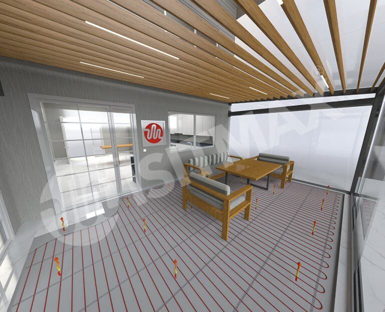 kis bahcesi balkon teras yerden isitma2