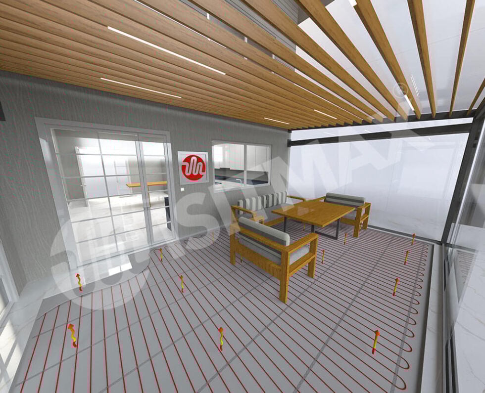 kis bahcesi balkon teras yerden isitma2