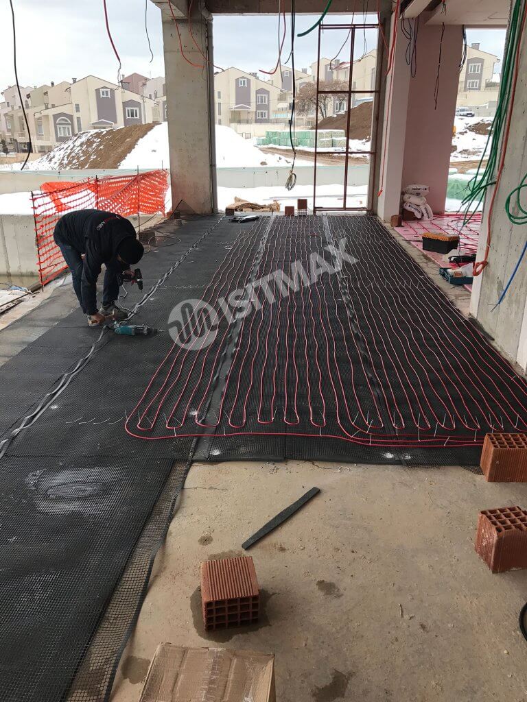 Teras ve kapalı balkon için ISITMAX yerden ısıtma sistemi