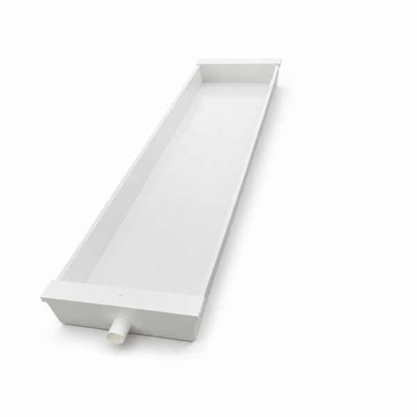 Hidroponik Yetiştirme Kanalı 25 × 6 cm — 2 m