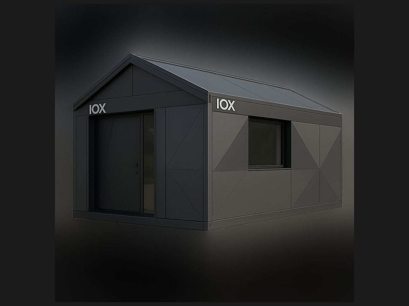 IOX özel üretim beşik çatılı kabin