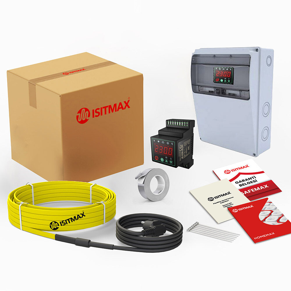 PipeMax boru ısıtma kablosu seti
