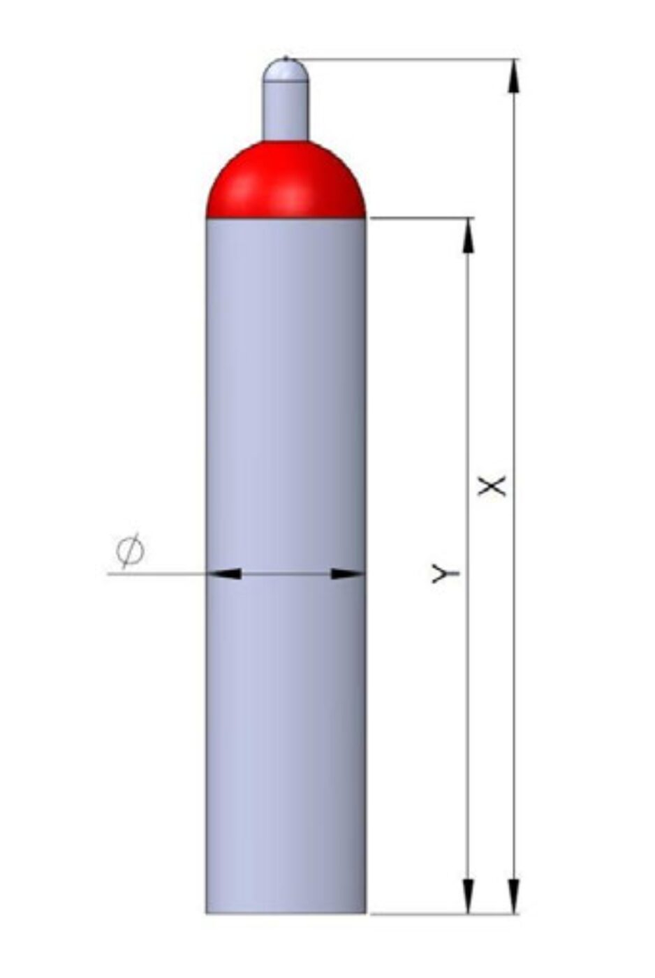 Silindirik tüp ısıtma ceketi teknik çizimi