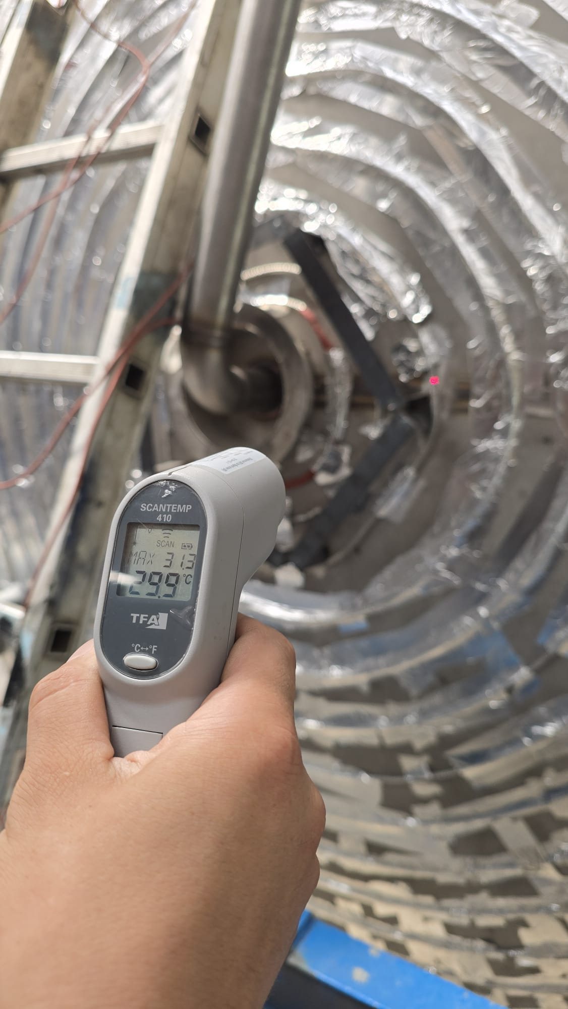 Tank heat trace uygulamasında sıcaklık kontrol ölçümü