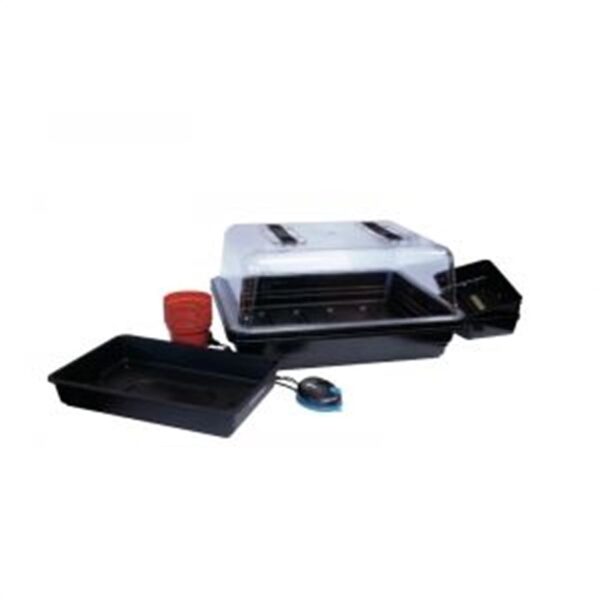 Sıcaklık Ayarlı Isıtmalı Mini Sera 52 × 42 × 28 cm — 50 W